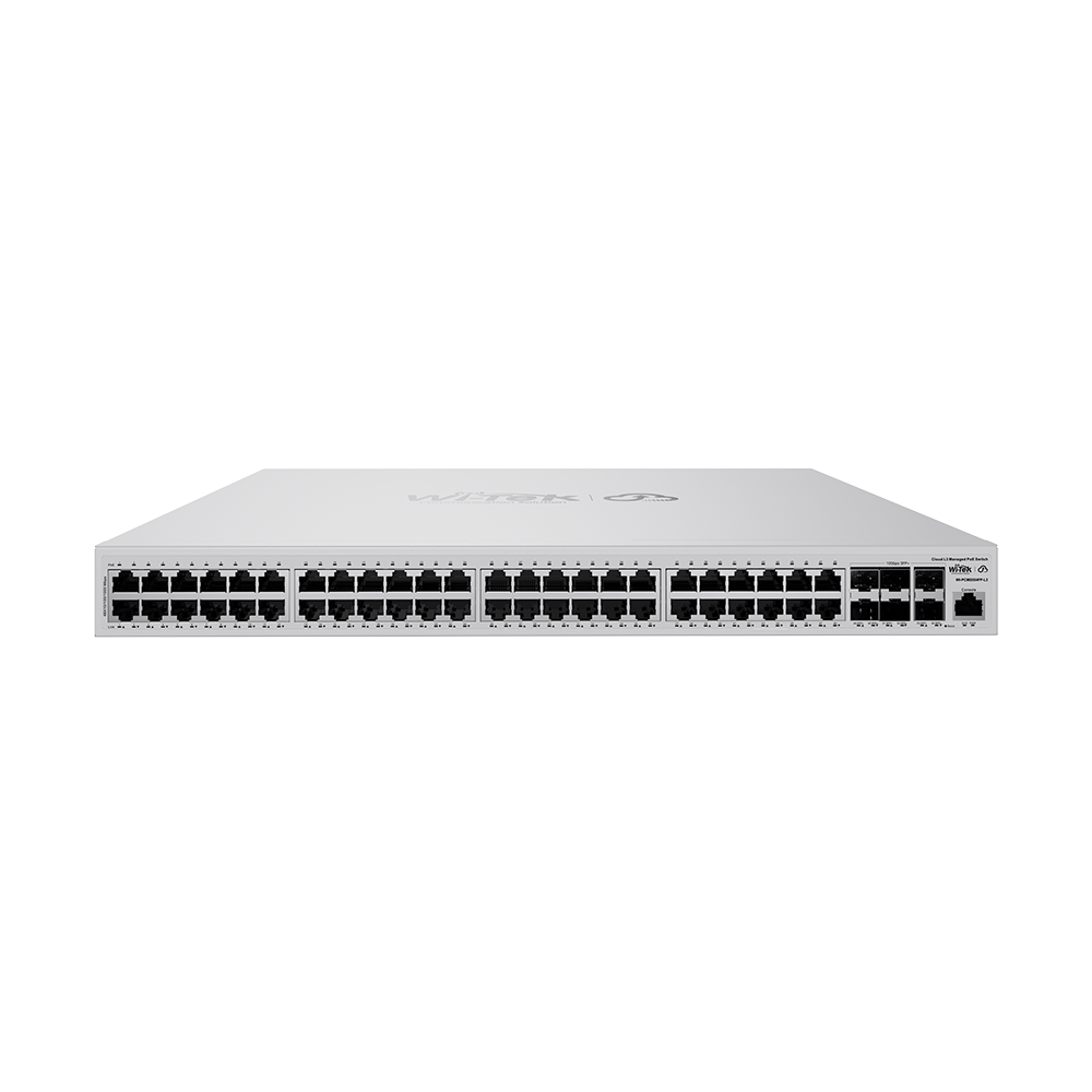 WI-PCMS554FP-L3 48x Gigabit 800W PoE port + 6x10G SFP Uplink L3 Poe Switch
