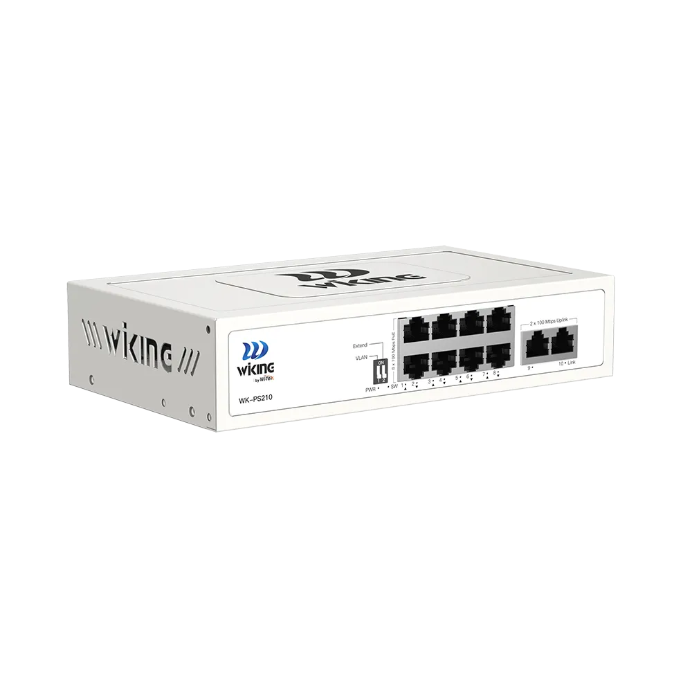 WK-PS310 8 Port Gigabit+ 2 Port Gigabit Uplink PoE Switch