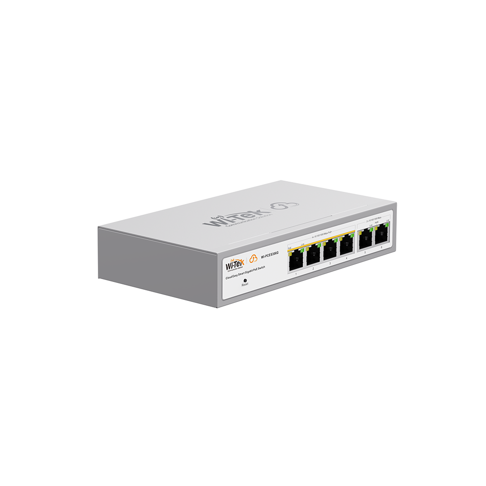 WI-PCES306G V2 - 4 GE+ 2 GE Uplink 60W Cloud Poe Switch