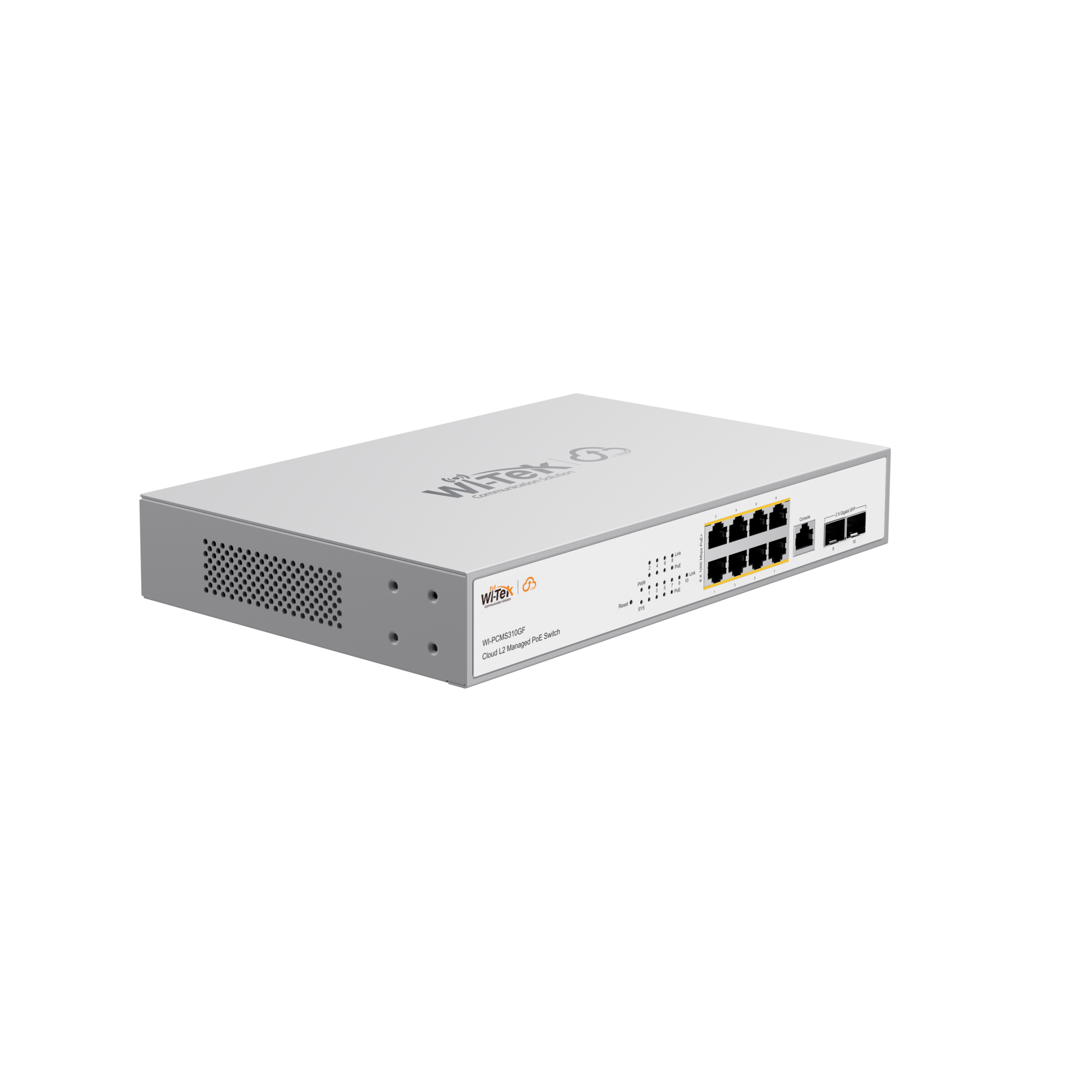 WI-PCMS310GF V2 - 8GE+2SFP Cloud L2 Managed PoE Switch